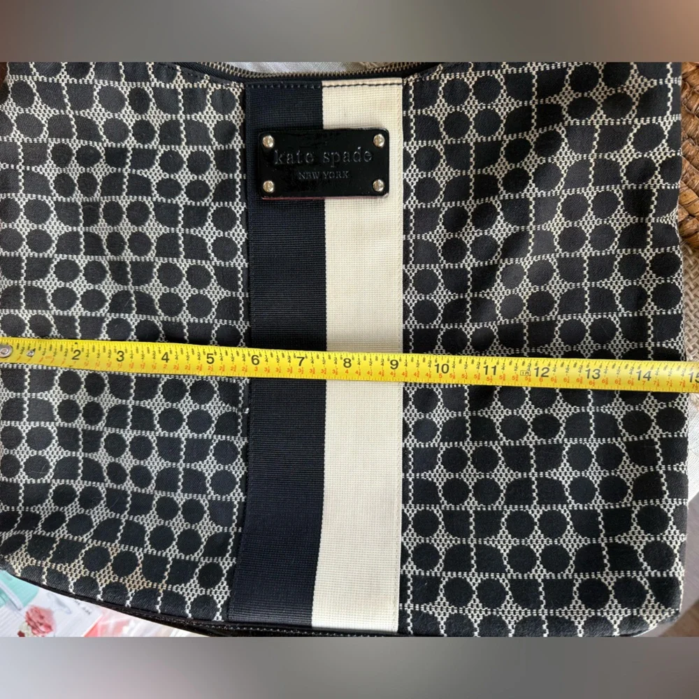 Kate Spade Patterned Hobo / Shoulder Bag with Stripes